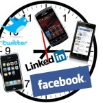 Social Media Clock