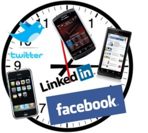 Social Media Clock