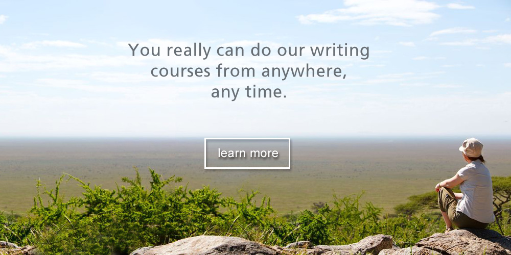 Over 33 writing courses at The Writers College