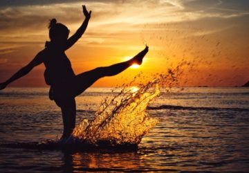 person excited after winning writing competition