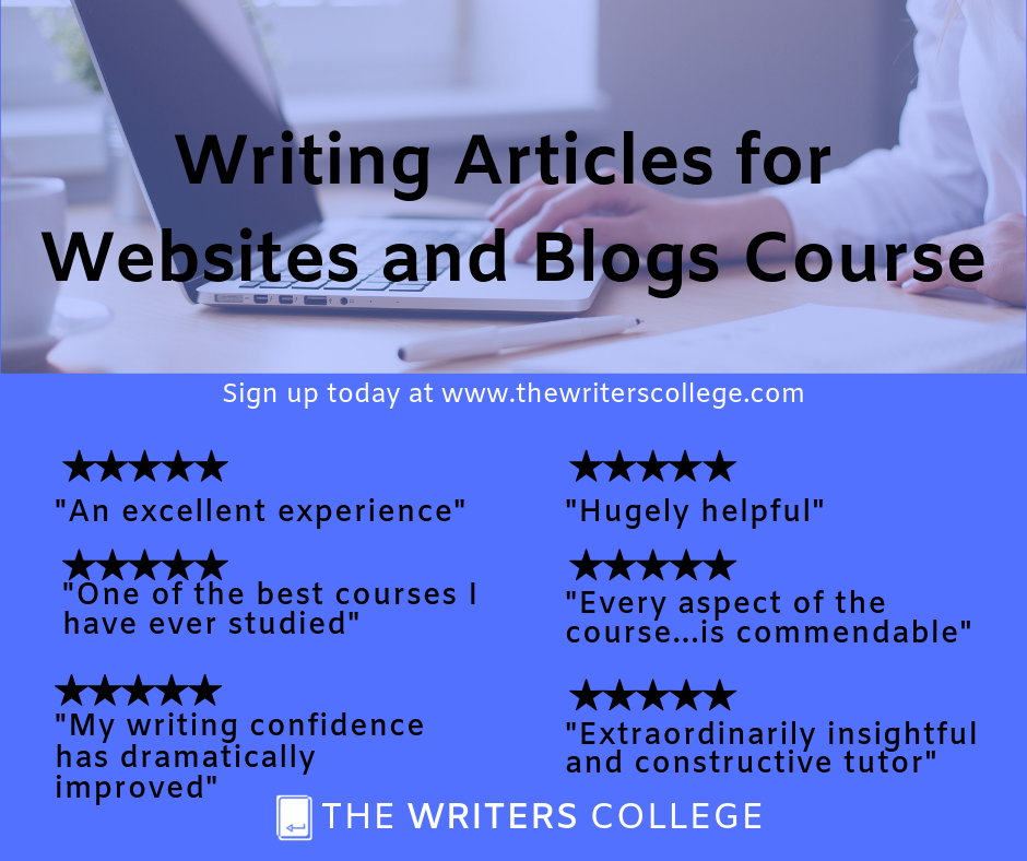 writing articles for websites and blogs course