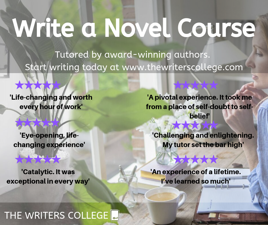 Write a Novel Course at The Writers College with award-winning tutors