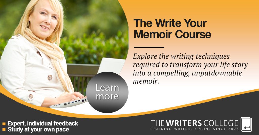 The Write Your Memoir Course teaches writing techniques that will draw your reader into your life story.